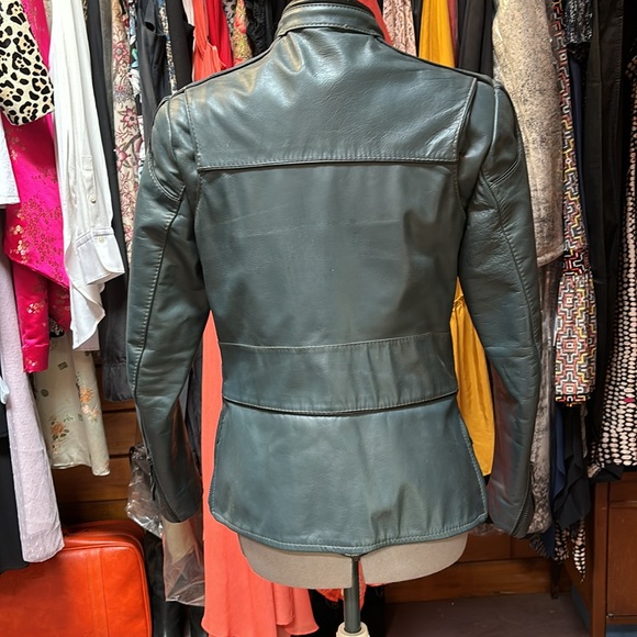 Vintage quilted British style moto jacket - Picture 2 of 10